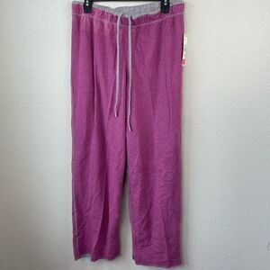 NWT ZENista Womens Reversible Pajama Pants Size L